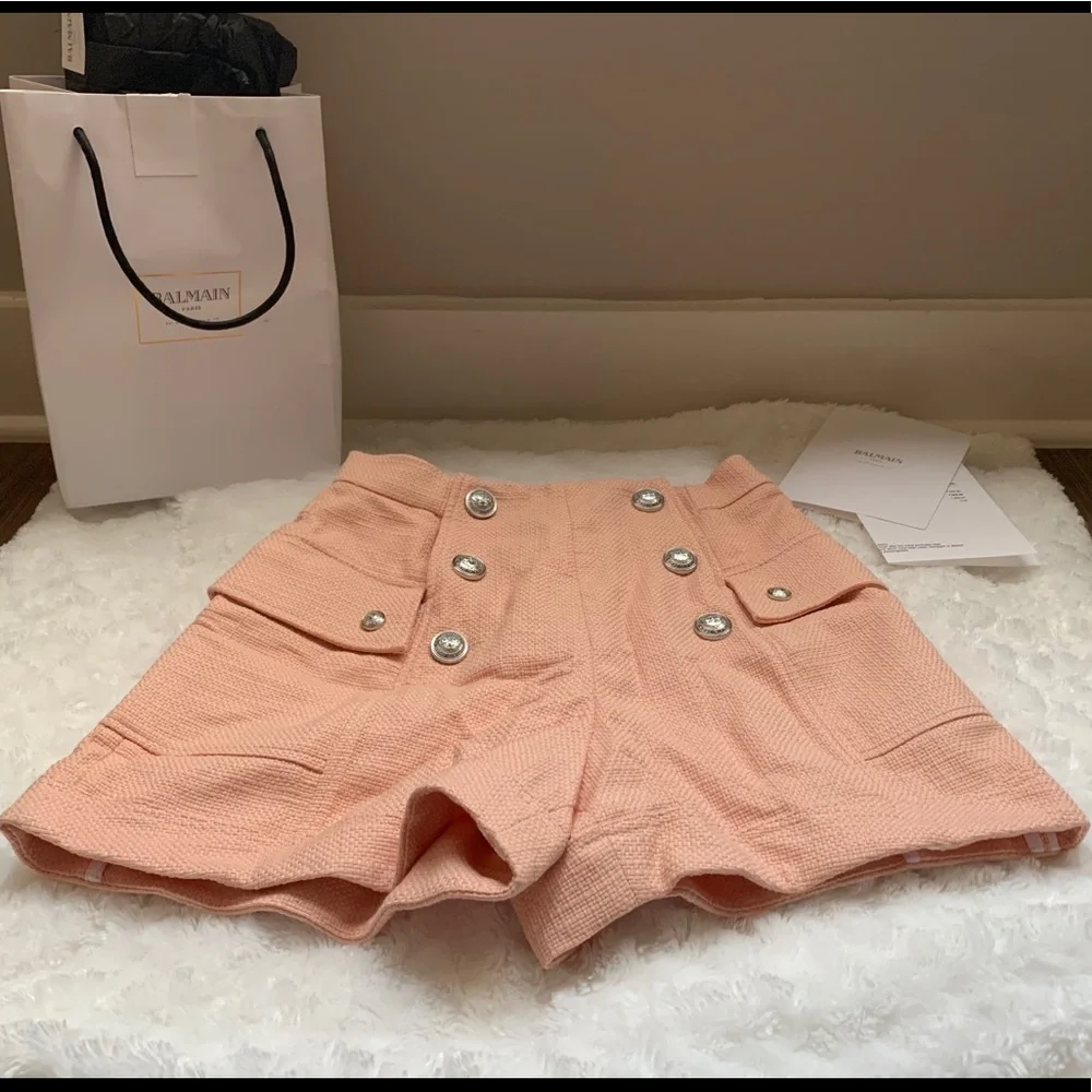 Balmain High Rise Shorts. Size 36 European - Picture 1 of 7